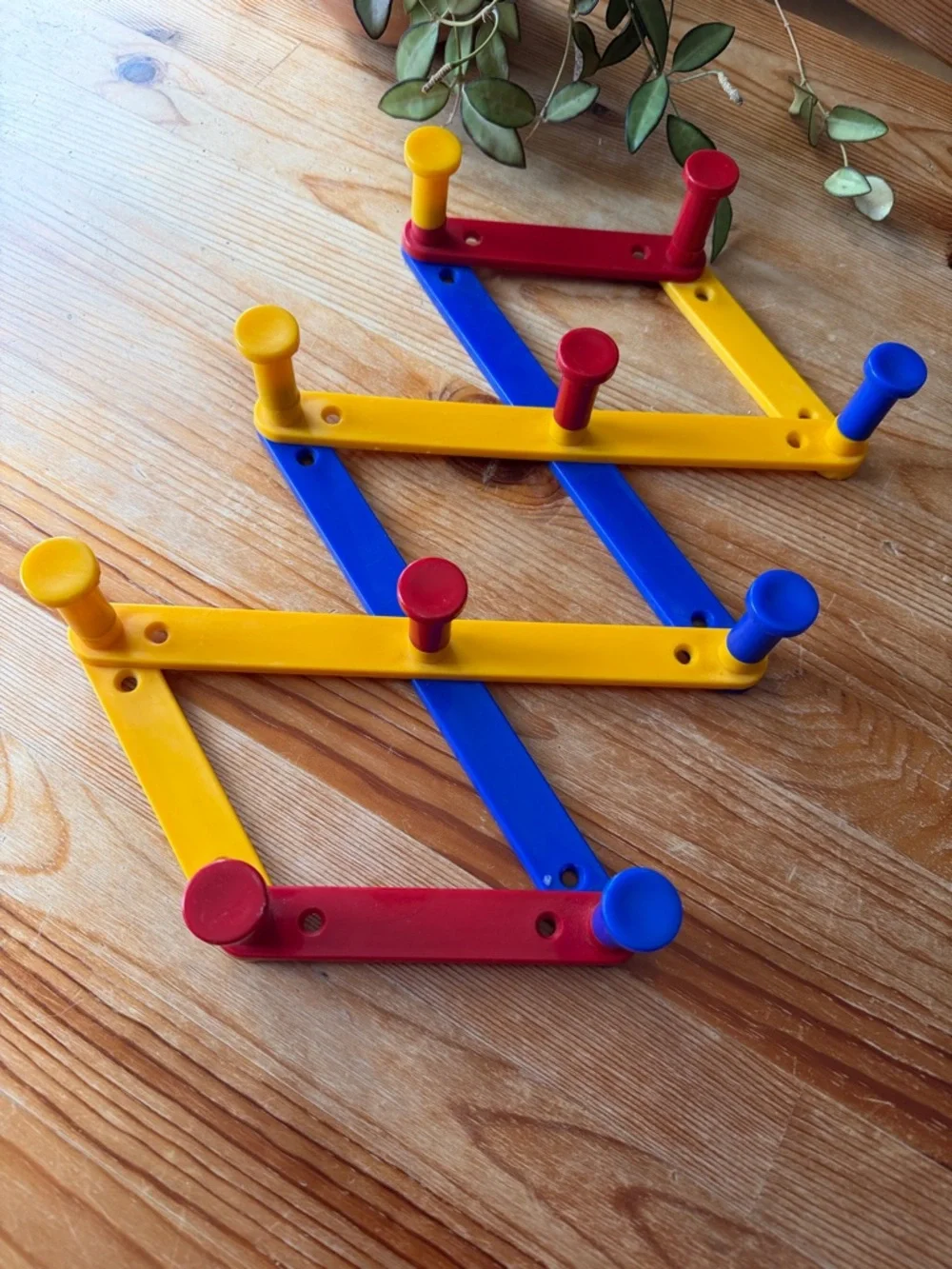 Vintage Accordion Peg Holder